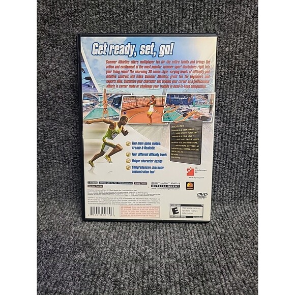PS2  Summer Athletics The Ultimate Challenge Video Game Complete Tested - Picture 2 of 4